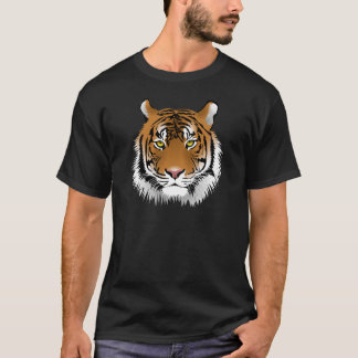 T-shirt Le visage réaliste du tigre du Bengale