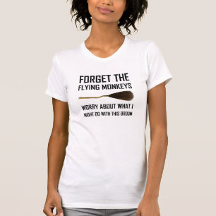 T-shirt Le vol Monkeys le balai de sorcière