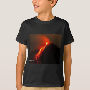 T-shirt Le volcan aiment l'AMOUR à mon coeur