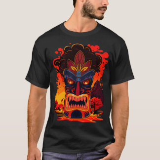 T-shirt Le volcan Tiki Lava