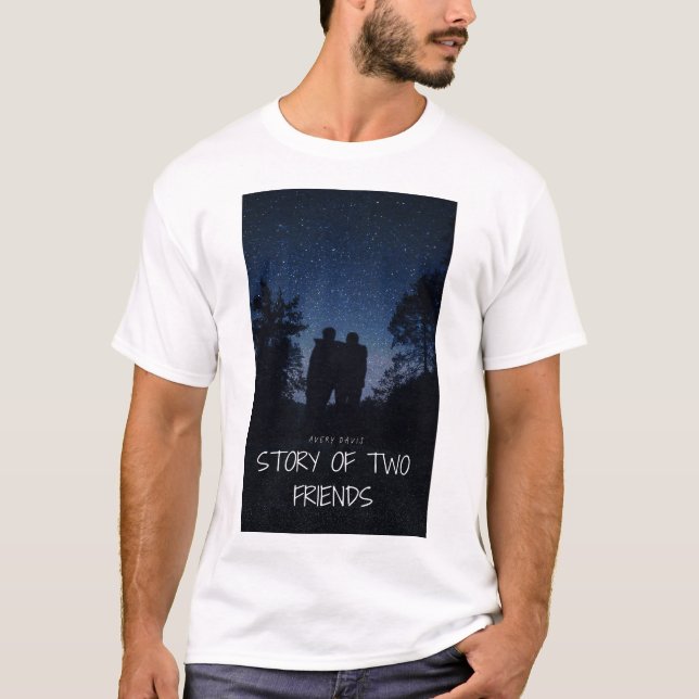 T-shirt Le voyage de deux amis : une histoire de T-shirt" (Devant)