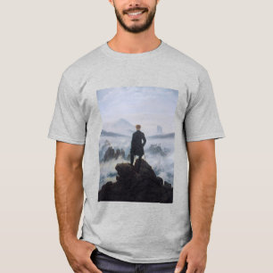 T-shirt Le Voyageur contemplant une mer de nuages de Fried