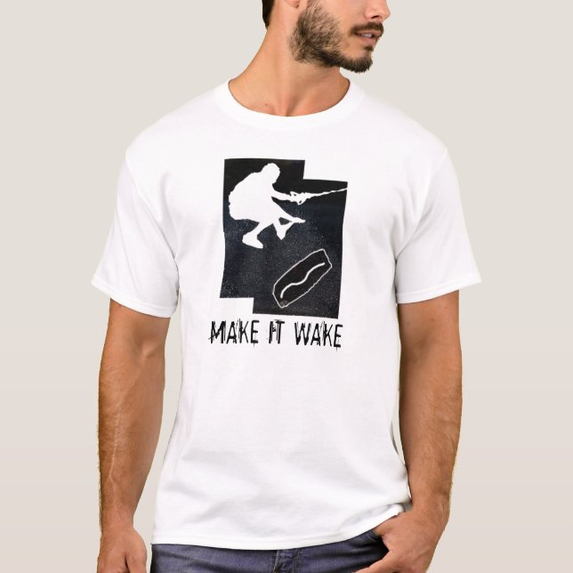 T-shirt le wakeskate, LUI FONT LE SILLAGE (Devant)