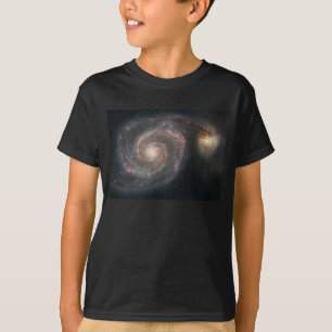 T-shirt Le Whirlpool Galaxy M51 & Companion dans l'espace