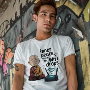 T-shirt Le Whisperer WiFi Funny Tech - Humour Geek