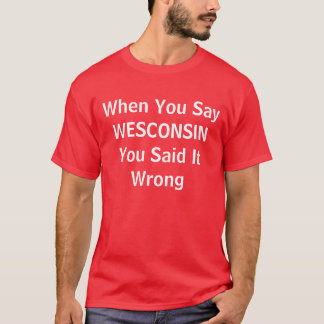 T-shirt Le Wisconsin