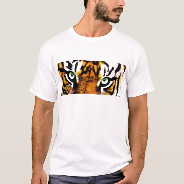 T-SHIRT LE YEUX DE TIGER (Devant)