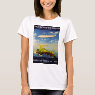 T-shirt Le zeppelin se déclenche le ~ au-dessus de la mer