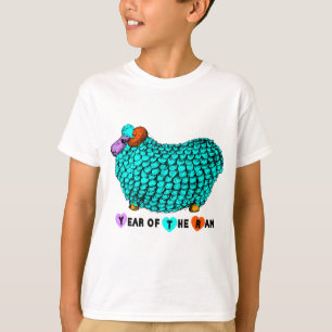 T-shirt Le zodiaque chinois de nouvelle année de RAM drôle