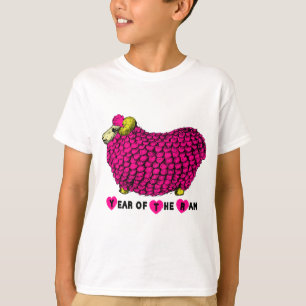 T-shirt Le zodiaque chinois K de nouvelle année de RAM