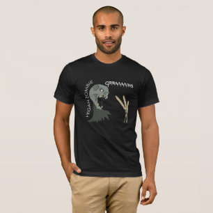 T-shirt Le zombi végétalien veut des grains !