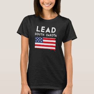 T-shirt Lead South Dakota USA State America Travel South D