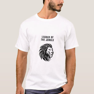 T-shirt Leader de la jungle Lion Graphique Vêtements de ru
