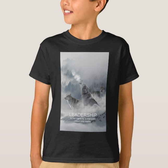T-shirt leadership motivation inspiration citation (Devant)