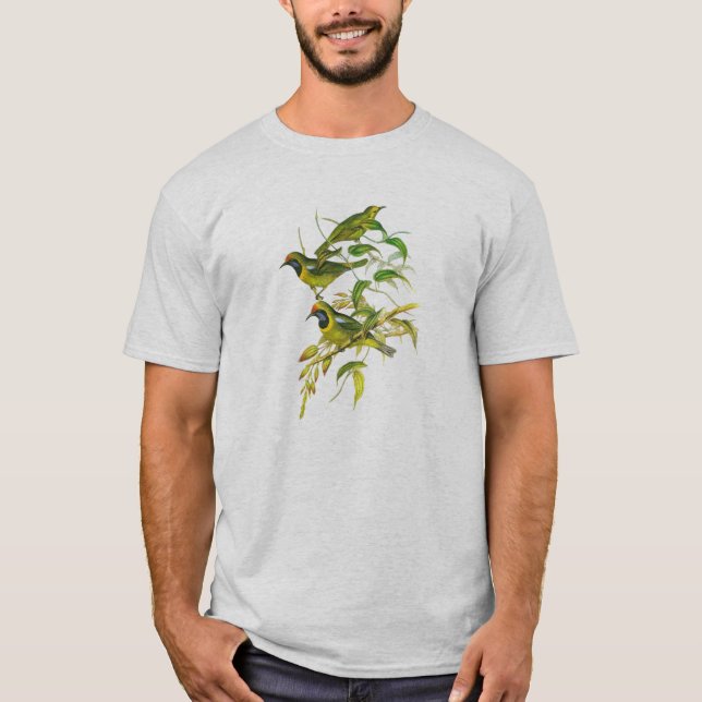 T-shirt Leafbird D'or-affronté (aurifrons de Chloropsis) (Devant)