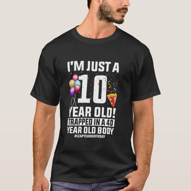 T-shirt Leap Année 40e anniversaire Cadeaux amusant 40 ans (Devant)