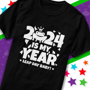 T-shirt Leap Day Leaper 2024 est mon année fév 29 annivers