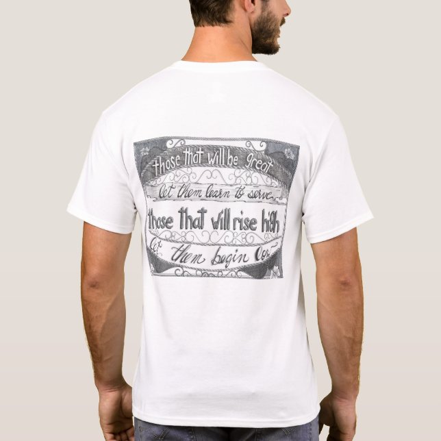 T-shirt Learn to Serve (Dos)