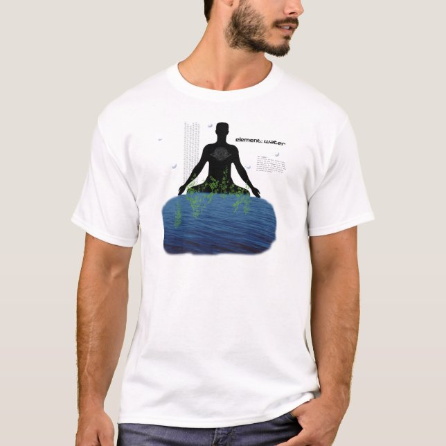 T-shirt L'eau d'élément (Devant)