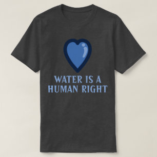T-shirt L'eau est un droit de l'homme