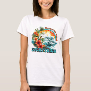 T-shirt L'eau salée guérit tout