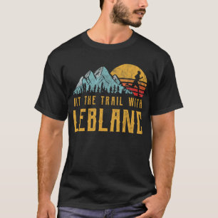 T-shirt LEBLANC Running - Hit The Trail with Family Name