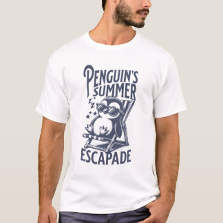 T-shirt L'échappée estivale de Penguin