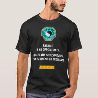 T-shirt L'échec est une opportunité Tao te ching Lao Tzu