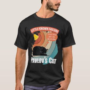 T-shirt L'échec peu connu de Pavlov sur son chat, psycholo