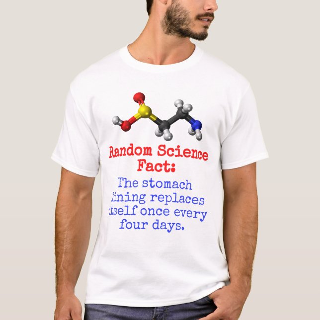 T-shirt L'Éclairage De L'Estomac Se Remplace - Le Fait Sci (Devant)