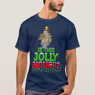 T-shirt L'Éclairage De Noël Est Cette Jolie Assez Léonard 