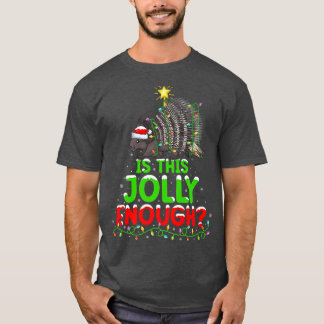T-shirt L'Éclairage De Noël Est Cette Jolie Assez Porcupin