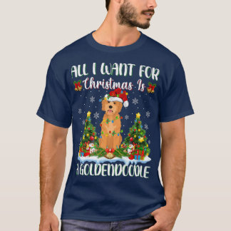 T-shirt L'Éclairage De Noël Tout Ce Que Je Veux Pour Noël 