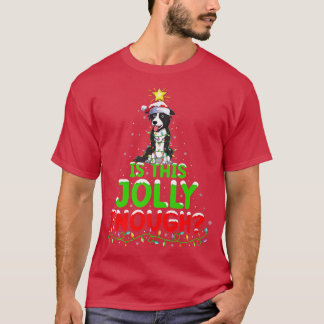 T-shirt L'Éclairage Est Cette Jolie Assez Frontale Collie 