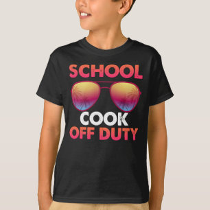 T-shirt L'École Cuisine Hors Service Joyeux Jour Dernier D