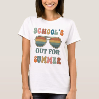 T-shirt L'école est dehors pour l'été