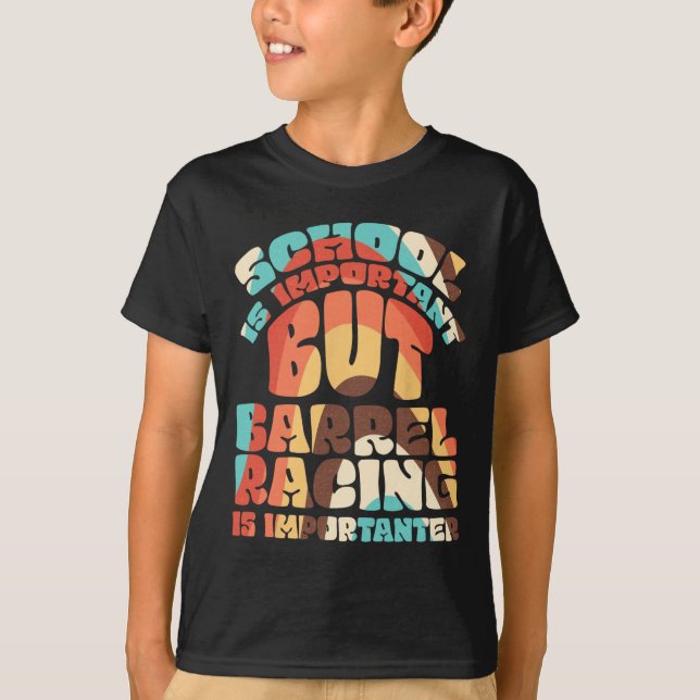 T-shirt L'École Est Importante, Mais La Course Rrel Est Im (Devant)