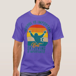 T-shirt L'École Est Importante Mais La Plongée En Ciel Est