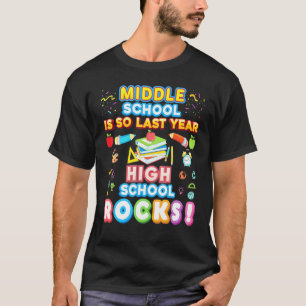 T-shirt L'École Secondaire Est Si Dernier An High School R