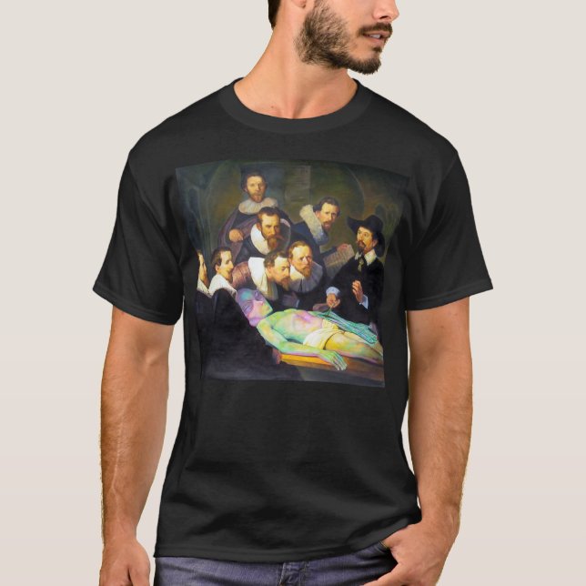 T-shirt Leçon d'anatomie Alien Stylish Modernisation Peint (Devant)