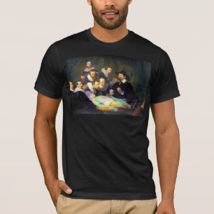 T-shirt Leçon d'anatomie de Rembrandt Mens de peinture mod