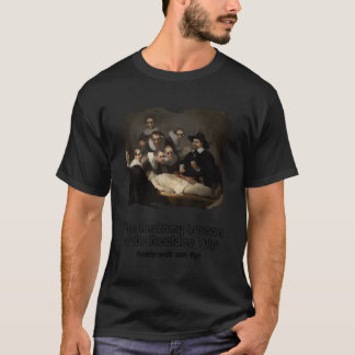 T-shirt Leçon D'Anatomie Du Dr Nicolaes Tulp Avec Sungla