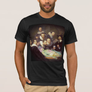 T-shirt Leçon d'anatomie du Dr Nicolaes Tulp Mens Moderne