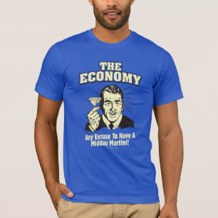 T-shirt L'économie : Martini de midi
