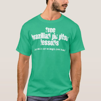 T-shirt Leçons libres T de Jiu Jitsu de Brésilien