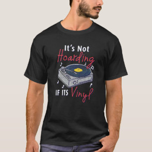 T-shirt Lecteur de disque musical en vinyle stéréo A
