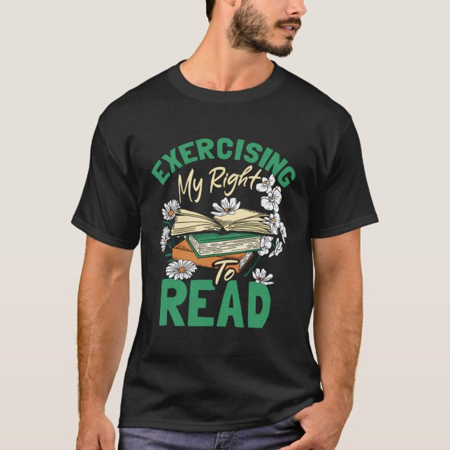 T-shirt Lecteur de livres interdits (Devant)