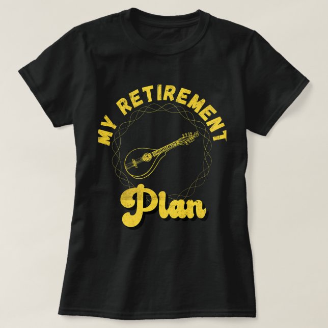 T-shirt Lecteur de mandoline Lover Plan de retrait de chem (Design devant)