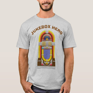 T-shirt Lecteur de musique vintage Héros de jukebox