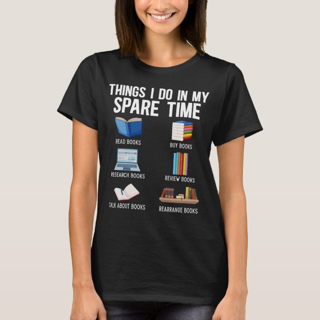 T-shirt Lecteur de ver de livre amusant Lover Humour livre (Devant)